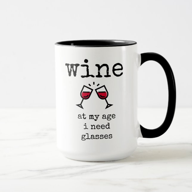 Drôle, Amateur De Vins, Citation, Mug De Café (Droite)