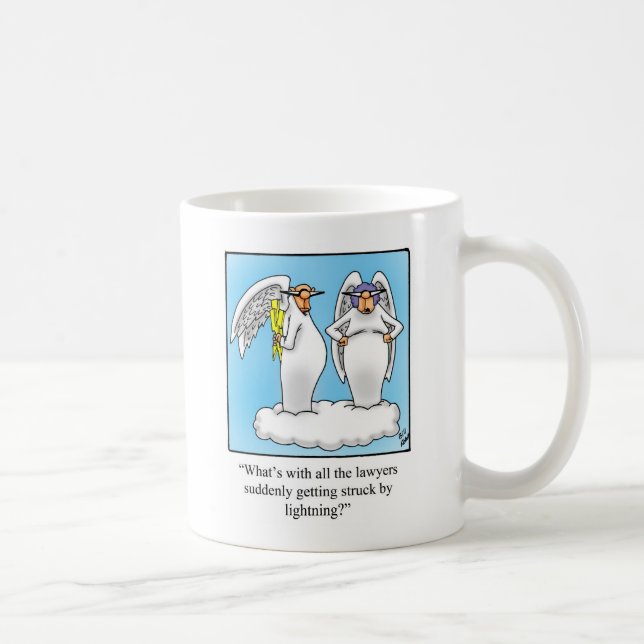 Drôle Ange Cartoon Mug Café! (Droite)