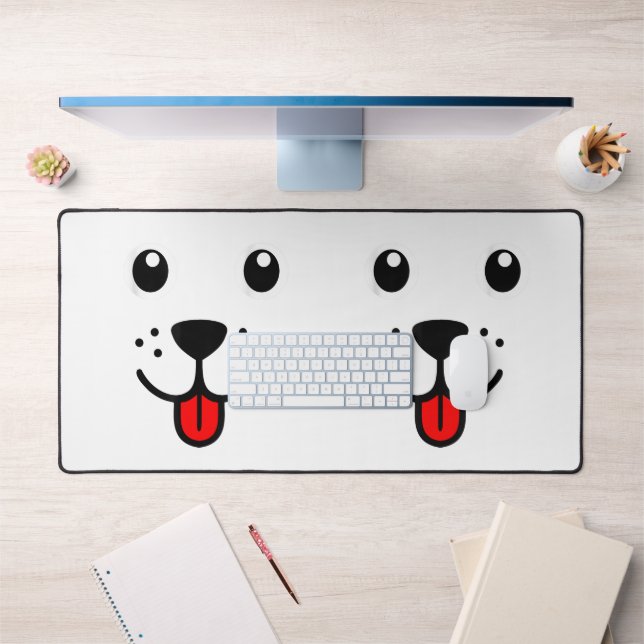 Drôle Animal De Compagnie Chien Chiot Émoticône Vi (Bureau 1)