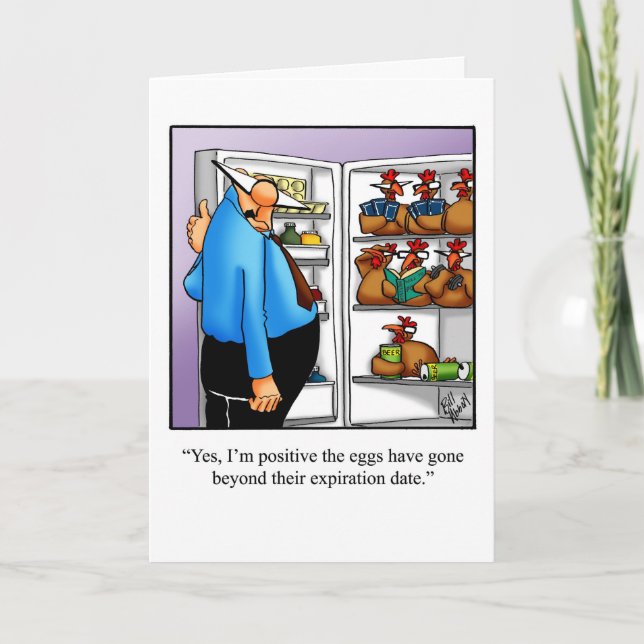 Drôle Anniversaire Carte Humour Pour Ami (Devant)