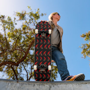 Drôle assis Meerkat, Skateboard complet