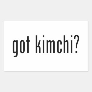 Drôle autocollant "Kimchi" ?