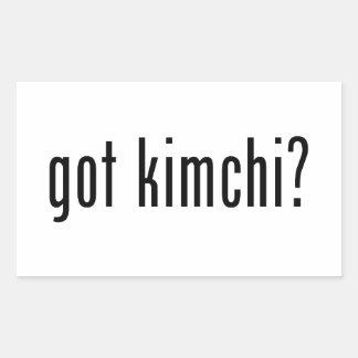 Drôle autocollant "Kimchi" ?