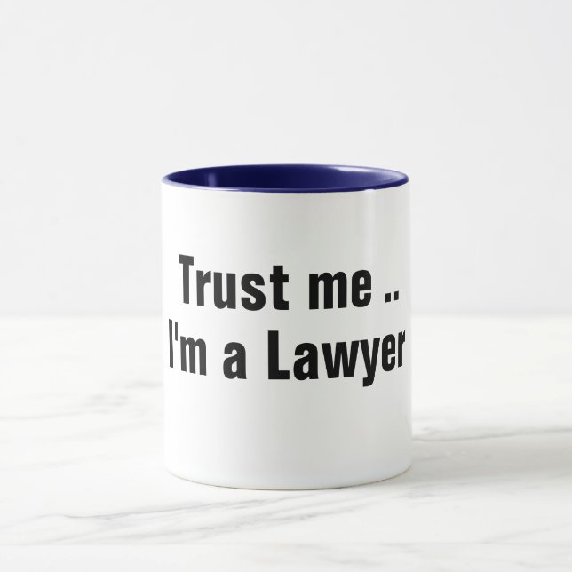Drôle Avocat Mug - Cadeau personnalisable pour Avo (Centre)