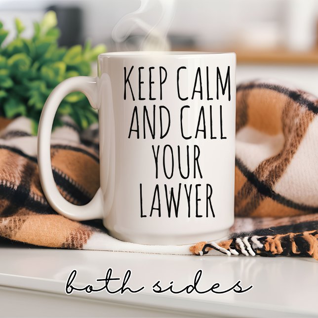 Drôle Avocat Mug pour Avocats & Étudiants en Droit (legal profession gift, funny legal gift, bar exam mug, lawyer appreciation gift, law firm coffee mug)