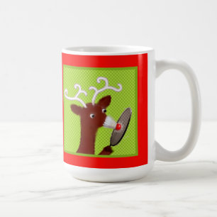 Drôle Badminton Christmas Coffee Mug