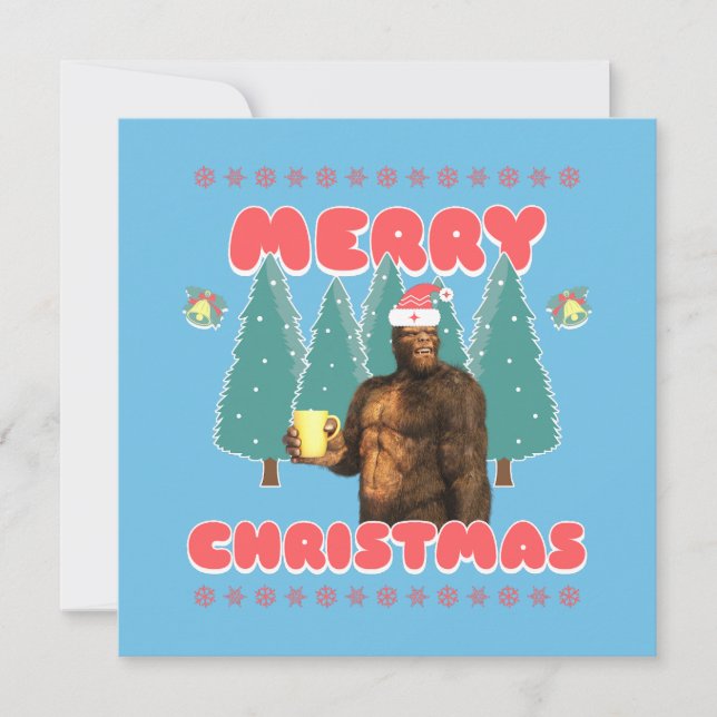 Drôle Bigfoot - Joyeux Noël (Devant)