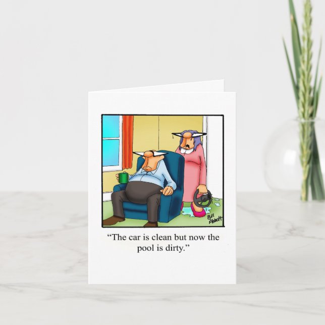 Drôle Bonne Carte Anniversaire Pour Lui (Devant)