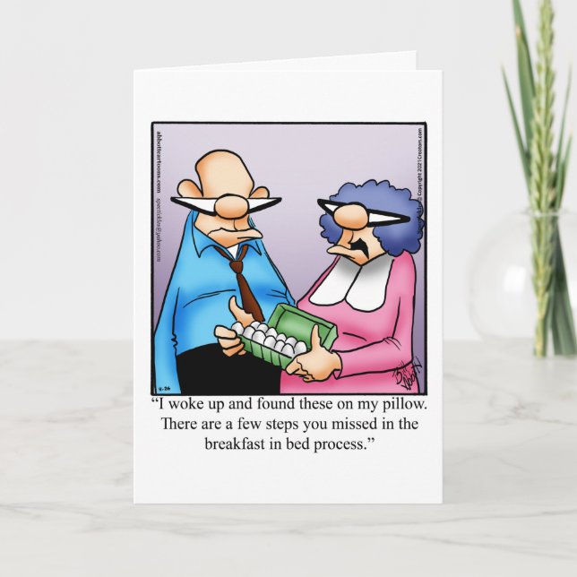 Drôle Bonne Carte D'Anniversaire Pour Elle (Devant)