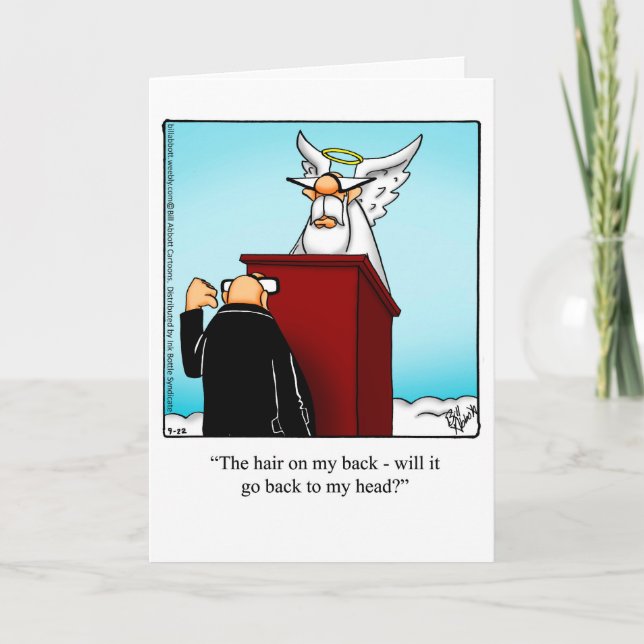 Drôle Bonne Carte De Voeux Anniversaire Pour Lui (Devant)