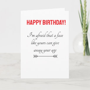 drôle bonne carte de voeux d'anniversaire