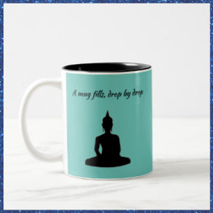 Drôle Bouddha Turquoise Citation Mug