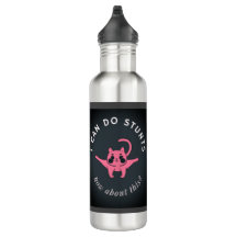 Drôle Bouteille d'eau de chat (24 oz)