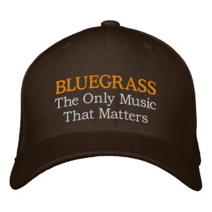 Drôle Broderie Bluegrass Casquette