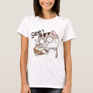 Drôle Broke Cat Mème de dessin T-shirt