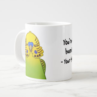 Drôle Budgie Mug - Meilleur Humain Jamais