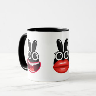 Drôle Bunny face Mug