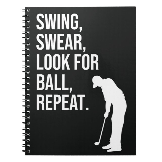 Drôle cadeau de golf pour Golfer Humour Carnet de  (Devant)