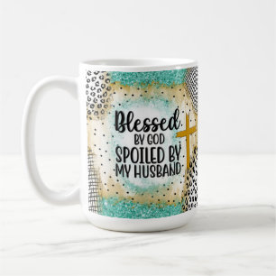 Drôle cadeau de Mug Café Femme, Femme Bienheureuse
