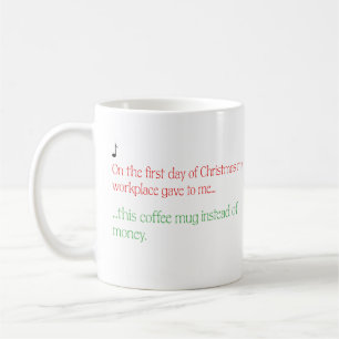 Drôle cadeau de Mug de Noël pour les employés