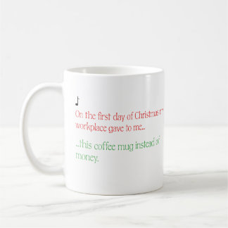 Drôle cadeau de Mug de Noël pour les employés