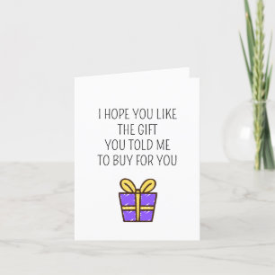 Drôle cadeau de plaisanterie carte d'anniversaire