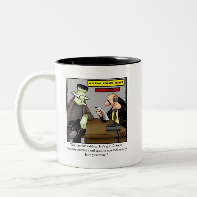 Drôle cadeau d'Humour Halloween Mug (Gauche)