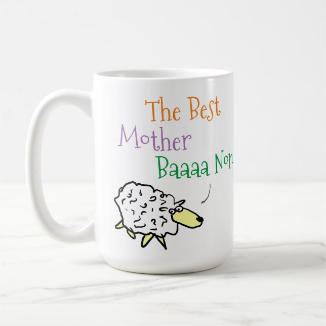 Drôle cadeau pour maman - Meilleure Mère Café Mug (Gauche)