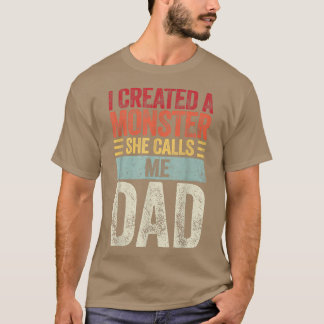 Drôle cadeau Tshirt pour papa de la fille Premier 