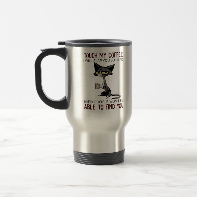 Drôle café de chat Mug (Gauche)