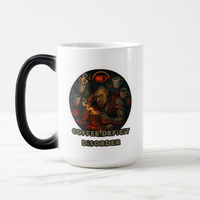 drôle café faible batterie tasse (Gauche)