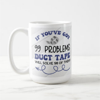 Drôle café Mug - Sassy Duct Tape Devis Papa Cadeau