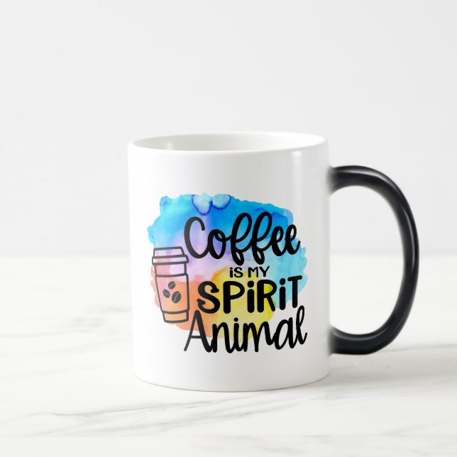 Drôle café Mug - Spirit Animal Caffeine Cadeau (Droite)
