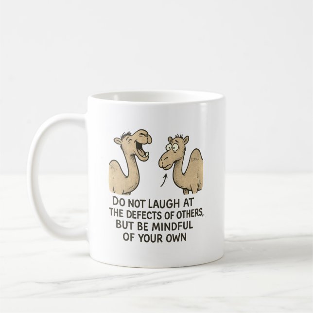 Drôle Camel Mug - Witty Cote Cup (Gauche)