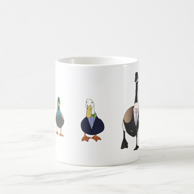 Drôle Canard, Canard, Mug D'Oie (Centre)