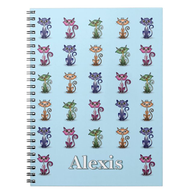 Drôle Carnet de chats mignons (Devant)