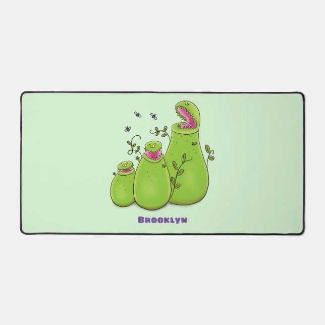 Drôle carnivore carnivore carnivore plante dessin  (Recto)