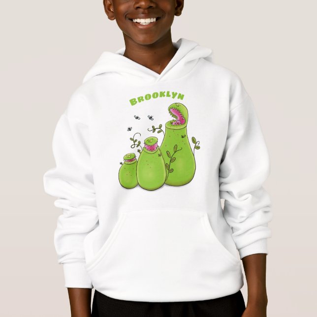 Drôle carnivore carnivore carnivore plante dessin  (Devant)