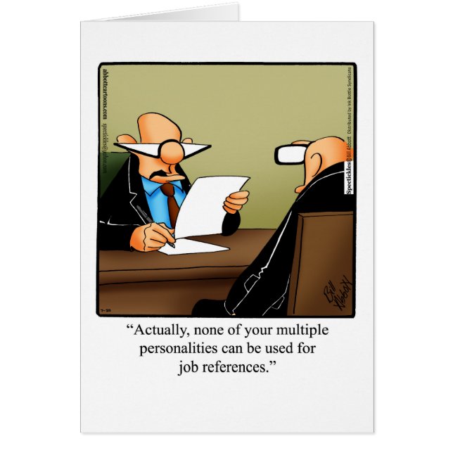 Drôle carte de jour de la Boss National "Spectickl (Devant)