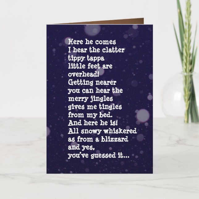 Drôle carte de Noël d'un Amoureux des chiens (Devant)