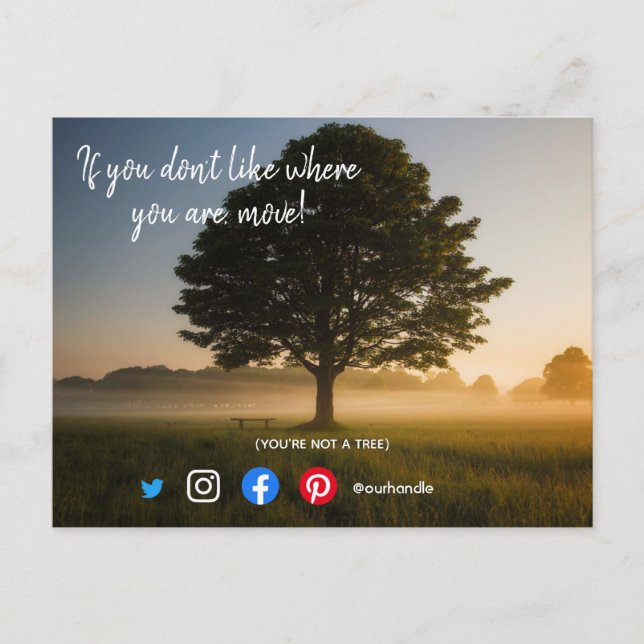 drôle carte postale immobilière vous n'êtes pas un (Devant)