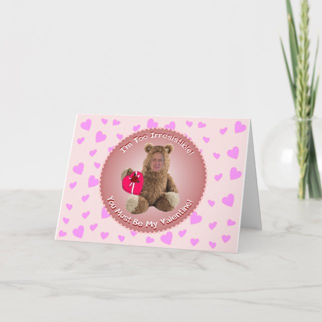 Drôle carte Saint-Valentin : Ajouter une tête Shot (Devant)