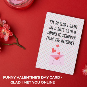 Drôle Carte Saint Valentin - Heureux de vous avoir