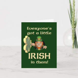 Drôle carte St. Patrick's Day