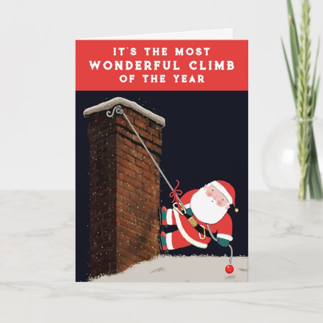 Drôle Cartes de fin de année de Noël (Devant)