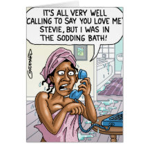 Drôle Cartoon Card par Clive Goddard