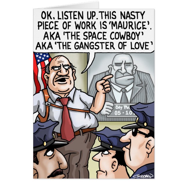 Drôle Cartoon Card par Clive Goddard (Devant)