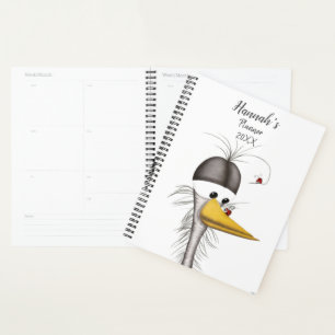 Drôle Cartoon Egret
