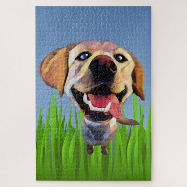 Drôle Cartoon Labrador Retriever 1014 Piece Puzzle (Vertical)
