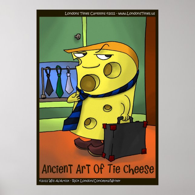 Drôle Cartoon Tai Chi Poster de Rick London (Devant)